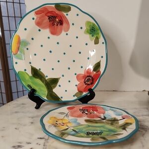 Vintage | The Pioneer Woman "Timeless Floral Bloom Dinner Plate/Salad Plate